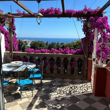 شقة Luxury House In Pompeiana Via Camerelle Con Terrazza Vista Mare كابري